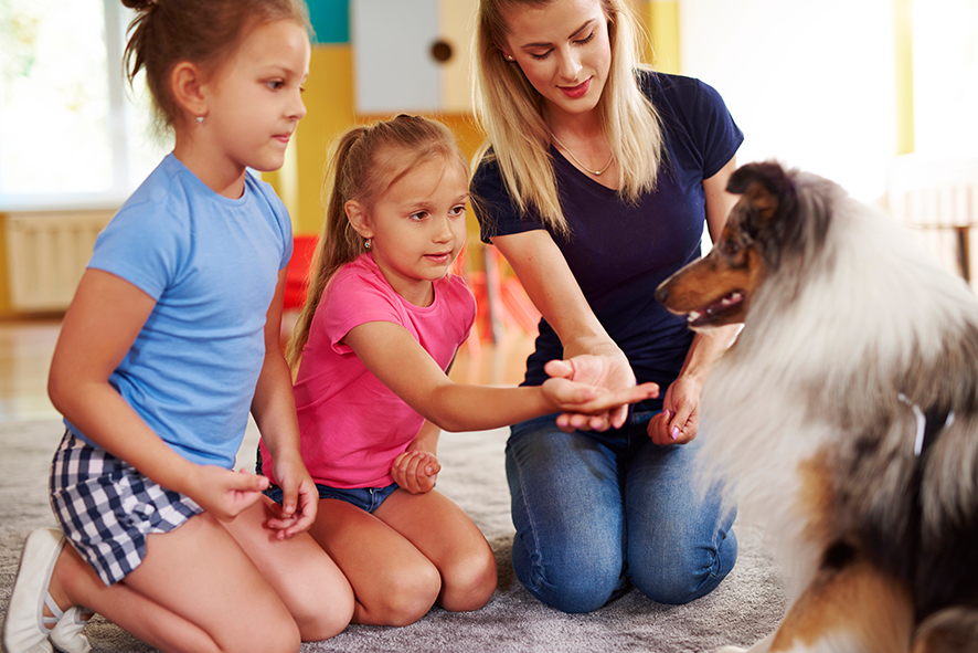 Tiergestützte Intervention mit Kindern